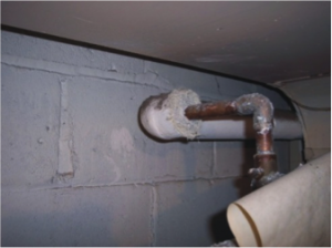 Friable Asbestos Pipe Insulation
