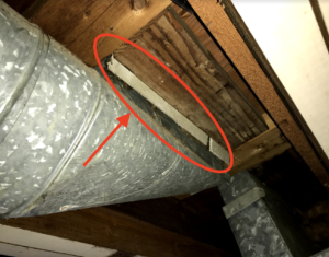 Asbestos HVAC Heat Shield